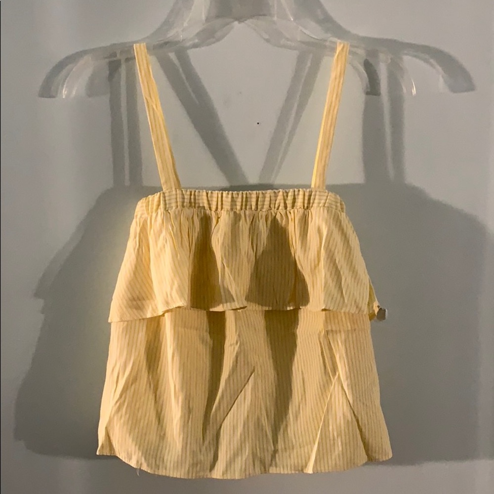 Stripe Ruffle Top - Picture 2 of 4